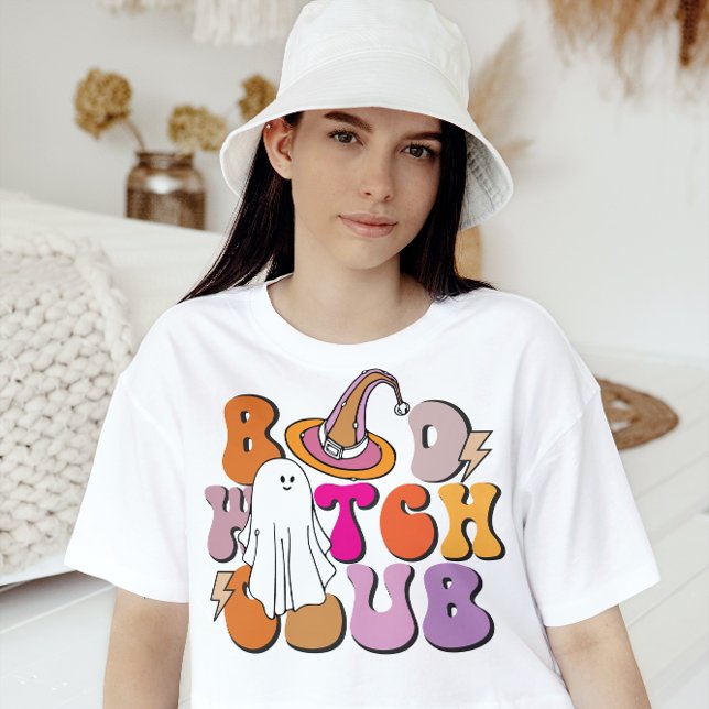 HALLOWEEN SASSY GHOST 👻 BAD BICTH-KLUBBEN T SHIRT (Skapare uppladdad)
