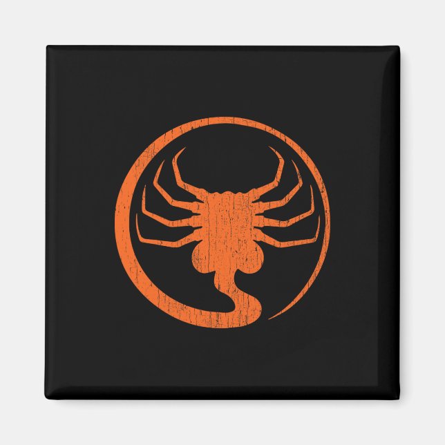 Halloween Scary Alien Facehugger Horror Pumpkin La Magnet (Framsidan)