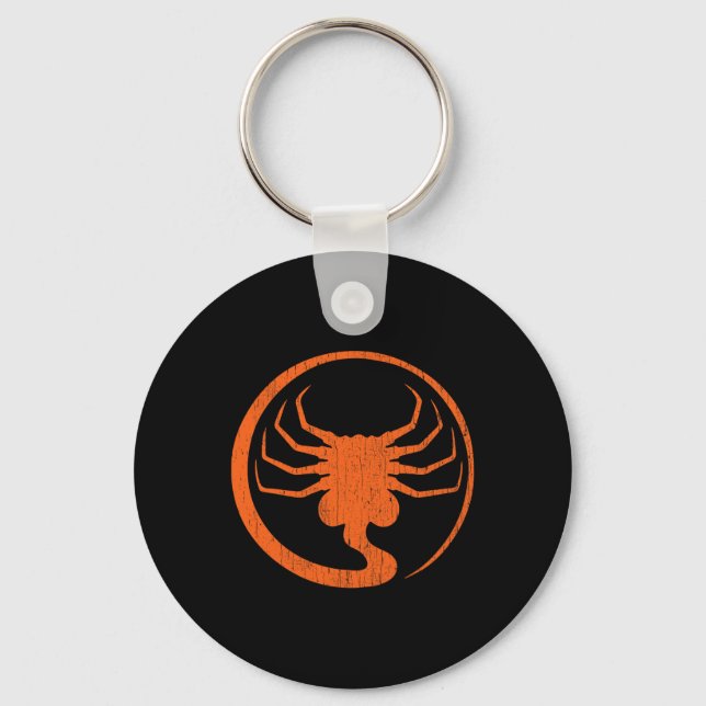 Halloween Scary Alien Facehugger Horror Pumpkin La Nyckelring (Framsida)