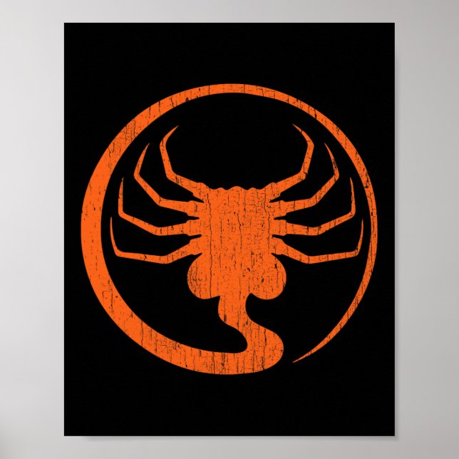 Halloween Scary Alien Facehugger Horror Pumpkin La Poster (Framsidan)