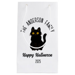 Halloween Scary Black Cat Personlig Namn
