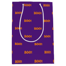 Halloween Scary Boo! ögonbollar orange lila-behand