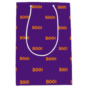 Halloween Scary Boo! ögonbollar orange lila-behand