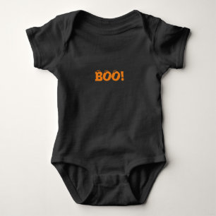 Halloween Scary Boo! Svart orange rolig T Shirt