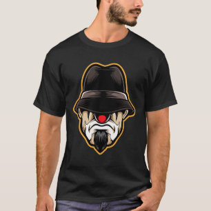 Halloween Scary Clown Cholo Gangster T Shirt