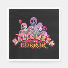 Halloween Scary Clowns Horror Napkins Pappersservett