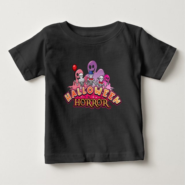 Halloween Scary Clowns Horror T Shirt (Framsida)