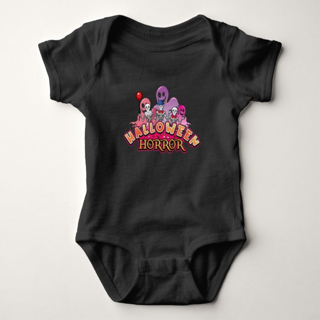 Halloween Scary Clowns Horror T Shirt (Framsida)