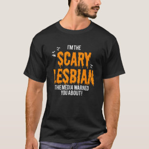 Halloween Scary Costume Lesbisk Shirts Lesbisk Cou T Shirt
