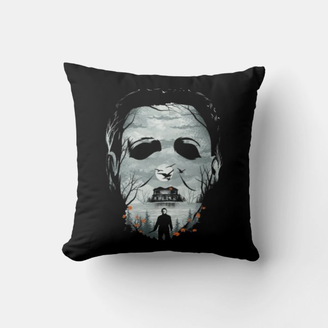 Halloween Scary Design Kudde (Framsida)