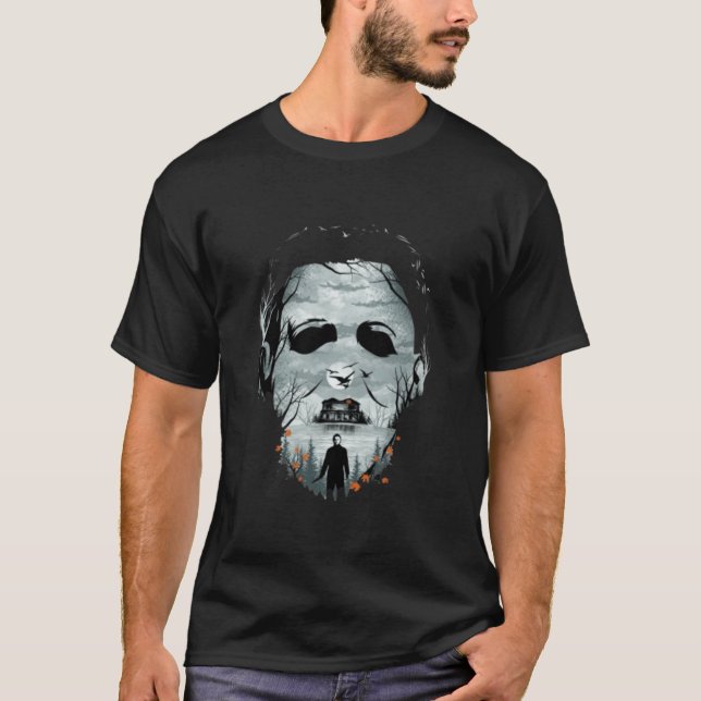 Halloween Scary Design T Shirt (Framsida)