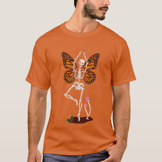 Halloween Scary Fairy Spöken Skeletons Witch Skele T Shirt