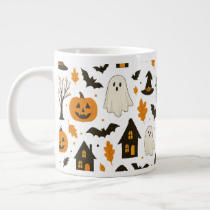 Halloween Scary Mönster - Spooky & Festive Jumbo Mugg