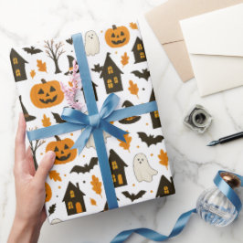 Halloween Scary Mönster - Spooky & Festive Presentpapper