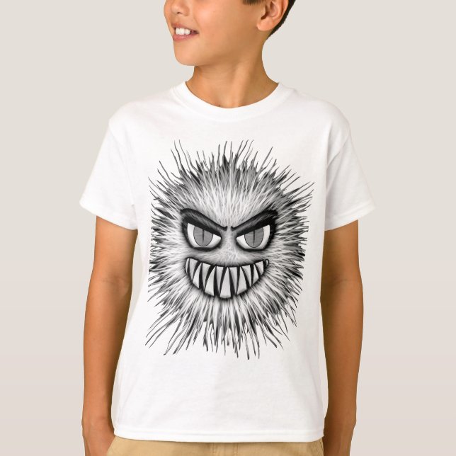 Halloween Scary Monster T Shirt (Framsida)