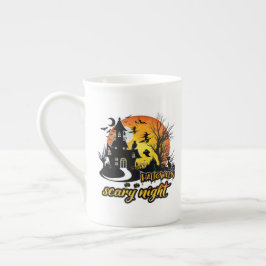 Halloween Scary Night Benporslin Mugg