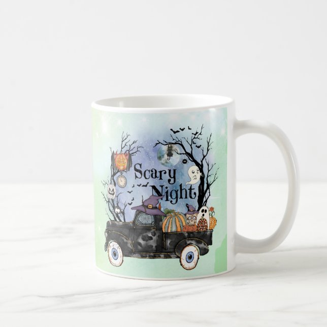Halloween Scary Night Coffee Mugg (Höger)