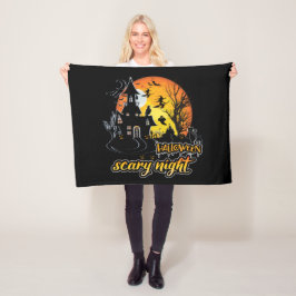 Halloween Scary Night Fleecefilt