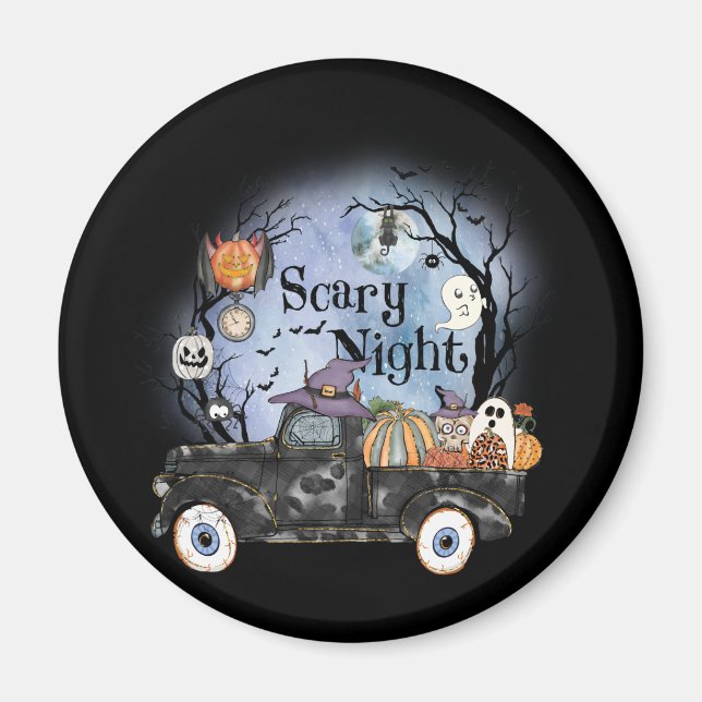 Halloween Scary Night Magnet (Framsidan)