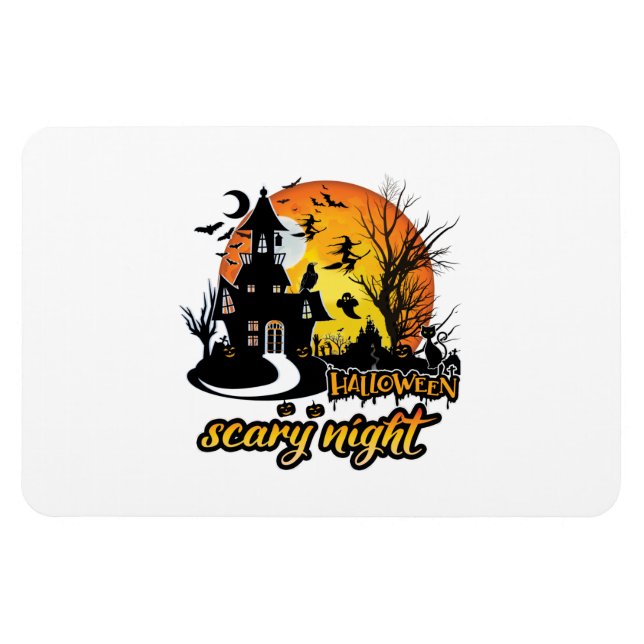 Halloween Scary Night Magnet (Horisontell)
