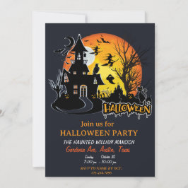 Halloween Scary Night Planner Party Inbjudningar