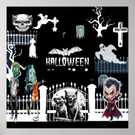 Halloween Scary Night Poster