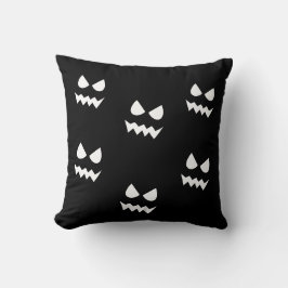 Halloween Scary Pumpkin Ghost Ansikte Kudde