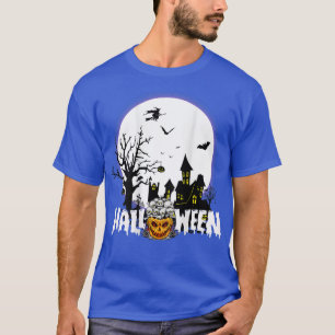 Halloween Scary Pumpkin Måne Natten på en hemlig H T Shirt