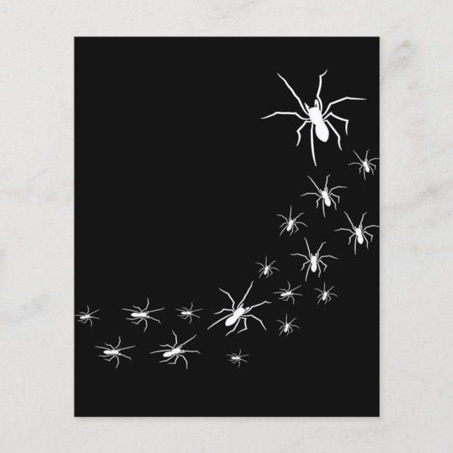 Halloween Scary Spider | Spider Älskare Gift Idea Flygblad (Framsidan)