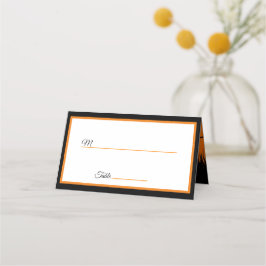 Halloween Scary Träd personalize Namn-datum Placeringskort