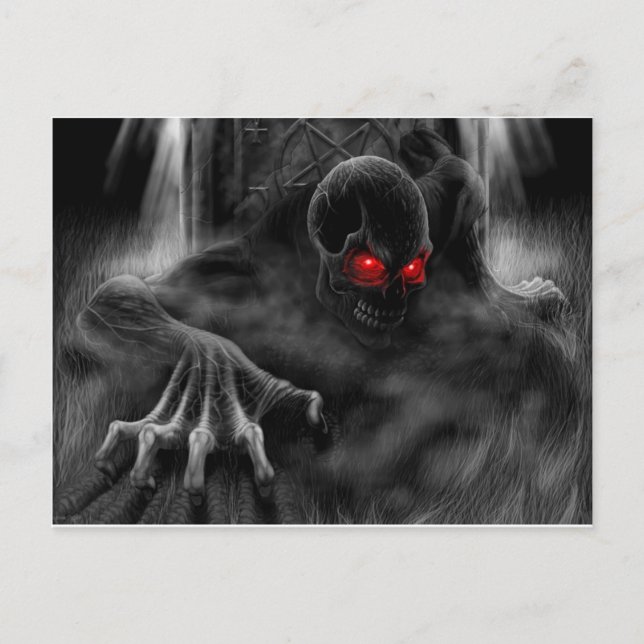 Halloween Scary Vykort (Framsida)