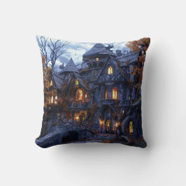 Halloween Scary Witch Castle Kudde