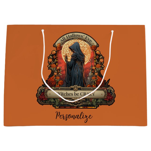 Halloween Scary Witch Funny Quote Personlig (Framsidan)