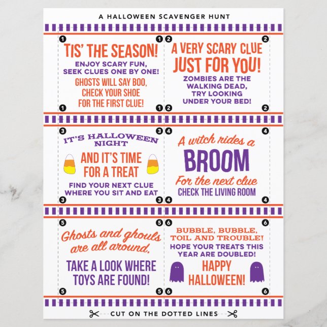 Halloween Scavenger Hunt (Framsida)