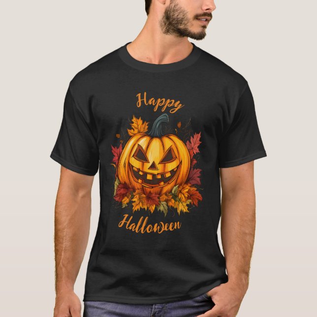 Halloween-scen T Shirt (Framsida)
