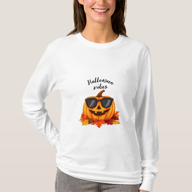 Halloween-scen T Shirt (Framsida)