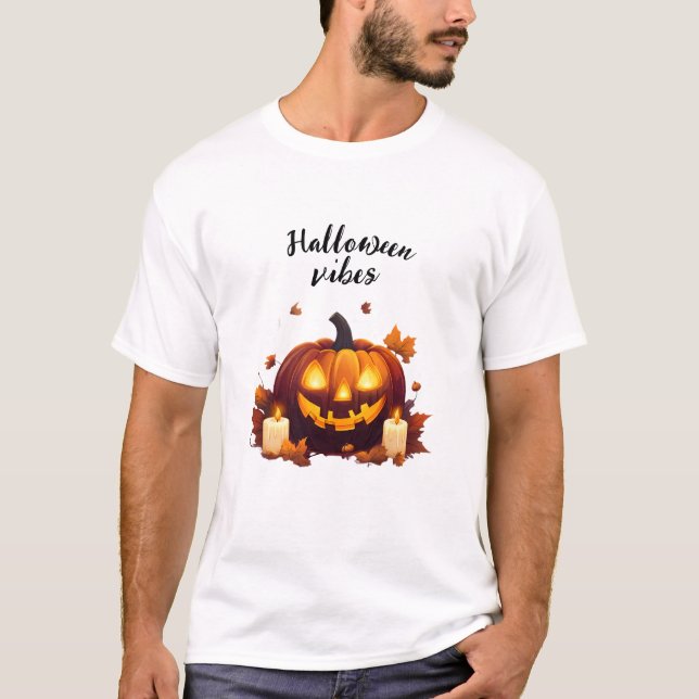 Halloween-scen T Shirt (Framsida)