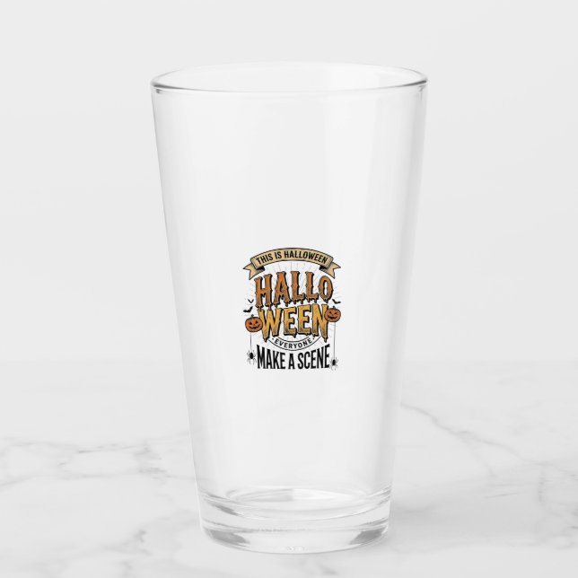 Halloween Scen Tröja Vintage Gravyr Pumpa De Glaskopp (Framsida)
