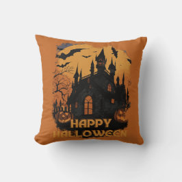 Halloween-Schloss unter Mondlicht Kudde