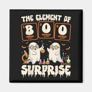 Halloween Science Ghost Lärare Elementet Av Överra Magnet