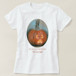 Halloween Screaming Jack o lantern Pumpkin Pastel T Shirt