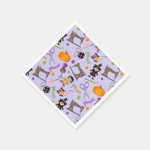 Halloween Seamstress Sewing Notions Pappersservett