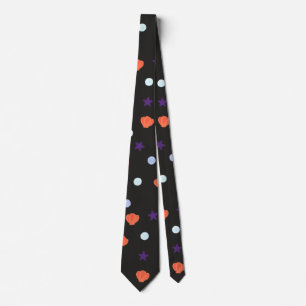 Halloween Seashells Sea Stars Pearls in Black Slips
