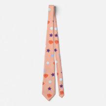 Halloween Seashells Sea Stars Pearls in Salmon