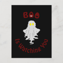 Halloween Semesterkort | Boo iakttar Dig Helg Vykort