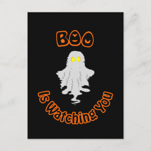 Halloween Semesterkort Boo iakttar dig Helg Vykort