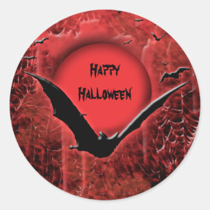 Halloween semestrar beställnings- klistermärkear runt klistermärke