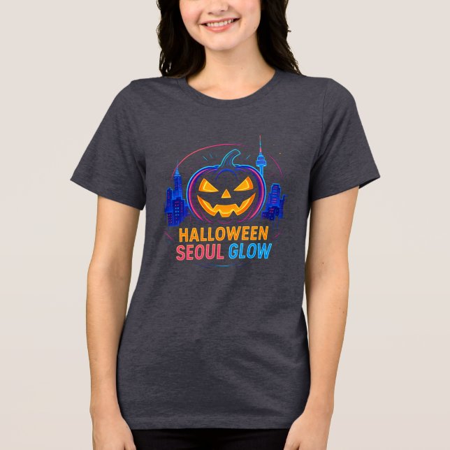 Halloween Seoul Glow 2025 T Shirt (Framsida)