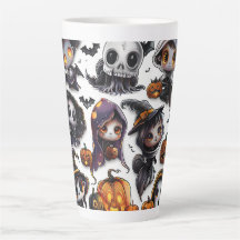 Halloween Series Digital Art Latte Mugg