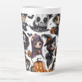 Halloween Series Digital Art Latte Mugg